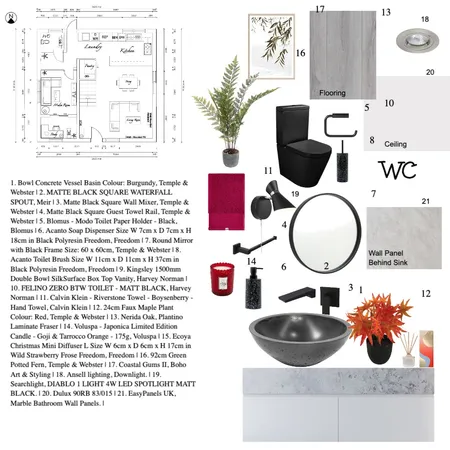 WC - Course Interior Design Mood Board by Katerina Kouroushi on Style Sourcebook