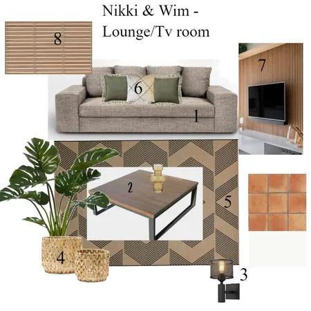 Nikki and Wim Tv Room Interior Design Mood Board by Nuria on Style Sourcebook