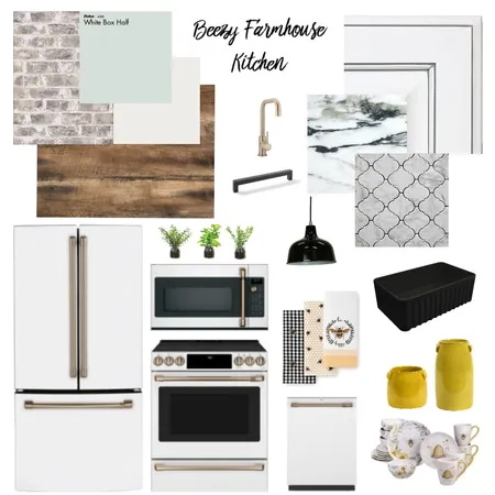 Beezy Farmhouse Kitchen Interior Design Mood Board by CBMole on Style Sourcebook