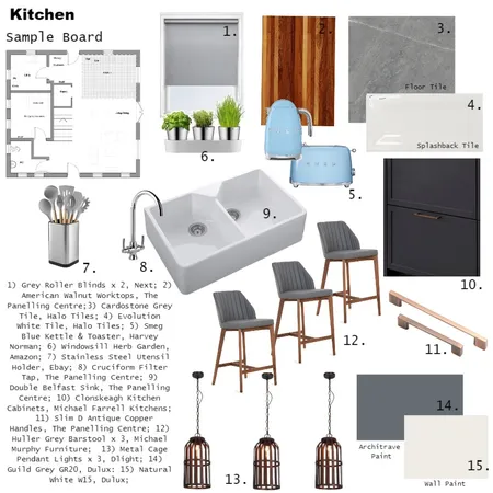 Kitchen Sample Board Interior Design Mood Board by LisaHarrington on Style Sourcebook