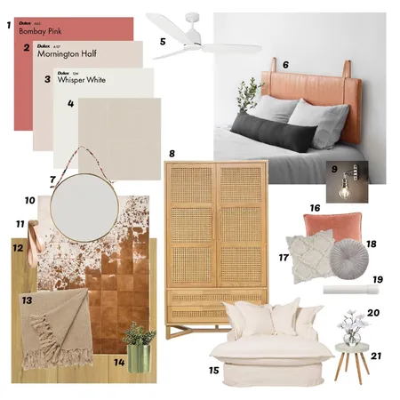 Relaxing Guest Bedroom // Brief 9 Interior Design Mood Board by Lauren Thompson on Style Sourcebook