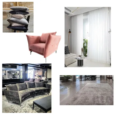 טקסטיל סגנון יוקרתי Interior Design Mood Board by shir salman on Style Sourcebook