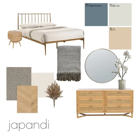 Japandi bedroom Interior Design Mood Board by Anna Scheffler on Style Sourcebook