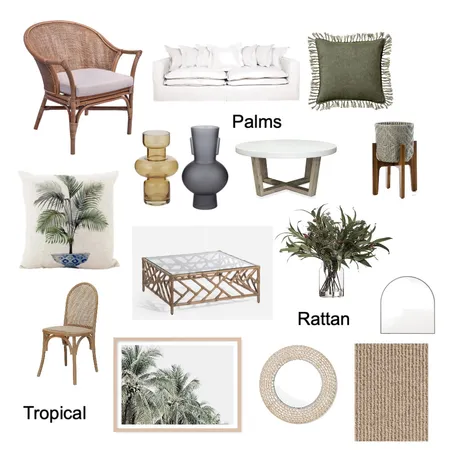 Tropics Interior Design Mood Board by asroche on Style Sourcebook