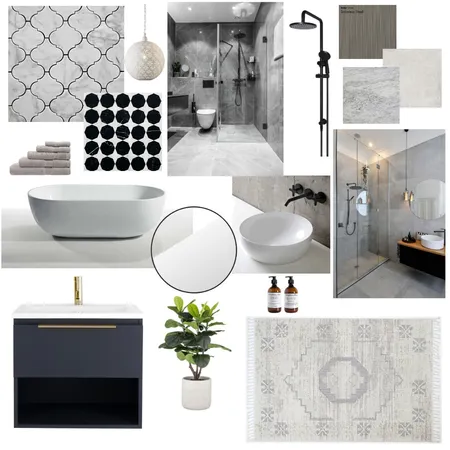 Minimalist Modern Bathroom Interior Design Mood Board by Cynthia M- on Style Sourcebook