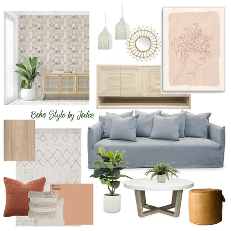 Boho Style Interior Design Mood Board by Orana Designs - Styles by Jodee on Style Sourcebook