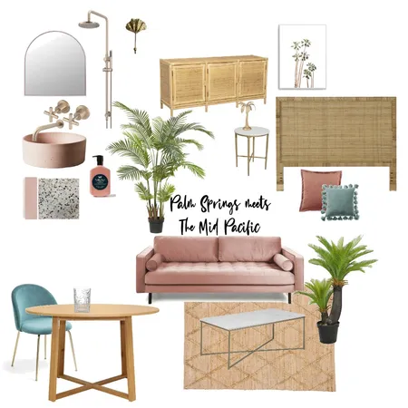 Palm Springs Pacific Suite Interior Design Mood Board by Thevillagebungalow on Style Sourcebook