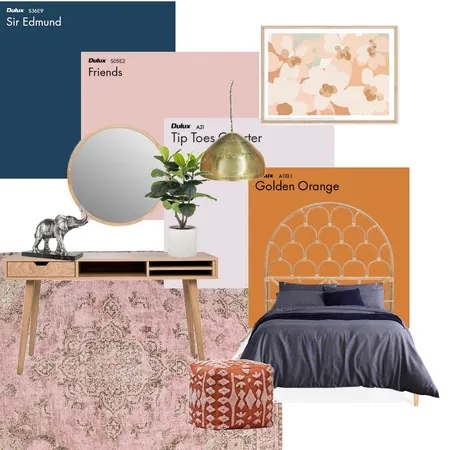 Hangout Bedroom Interior Design Mood Board by A on Style Sourcebook