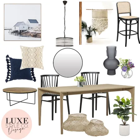 Hamptons Contemporary Living room Interior Design Mood Board by Luxe Style Co. on Style Sourcebook