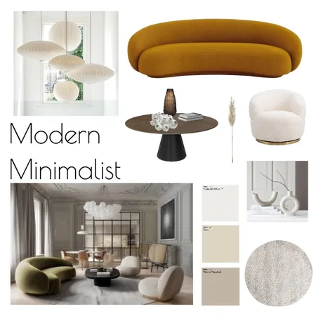 Modern Minimalist Living Interior Design Mood Board by mikaelakatrin on Style Sourcebook