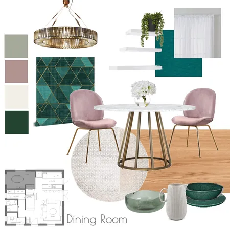Dining Room Sample Board M9 Interior Design Mood Board by coco + grace interiors on Style Sourcebook