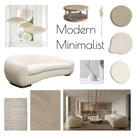 Living modern minimalist Interior Design Mood Board by mikaelakatrin on Style Sourcebook