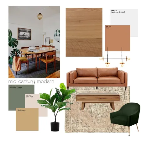 mid century modern Interior Design Mood Board by aleese.sandall on Style Sourcebook