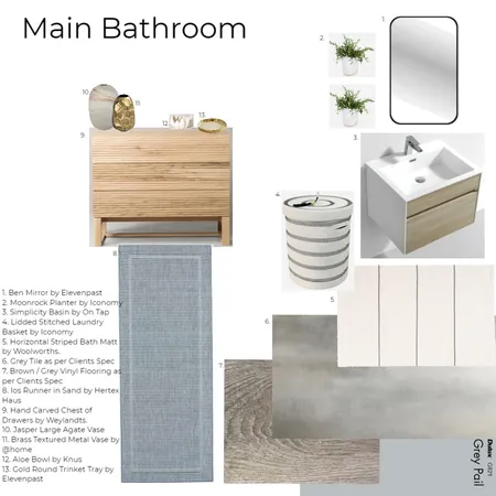 Carmen Main Bathroom Interior Design Mood Board by NadiaHodgins on Style Sourcebook