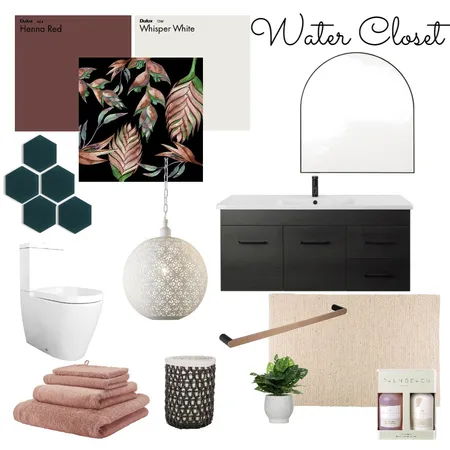 Assignment 9 - Water Closet Interior Design Mood Board by Anita Jenni on Style Sourcebook