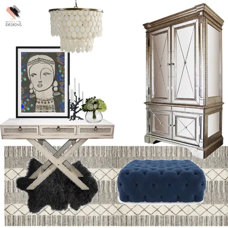 Eclectic Glam Interior Design Mood Board by Maegan Perl Designs on Style Sourcebook