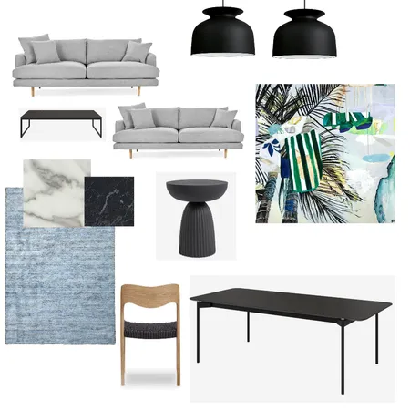 Lian Lounge Dining Kitchen Interior Design Mood Board by JustineSimcoe on Style Sourcebook