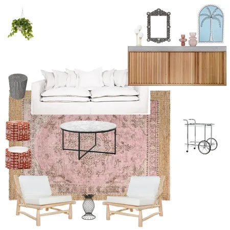 Modern boho eclectic Interior Design Mood Board by classickatey on Style Sourcebook