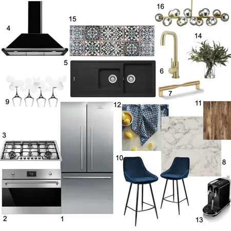 Kitchen Moodboard Interior Design Mood Board by KAVIAR ARCHITECTURAL STUDIO on Style Sourcebook