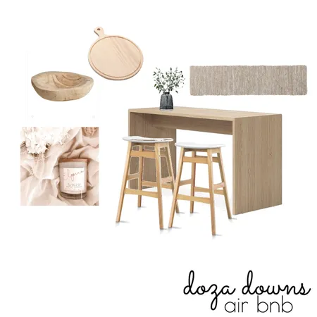 Doza Downs AIR BNB (Dining) Interior Design Mood Board by Dominelli Design on Style Sourcebook