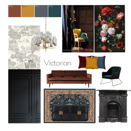 Victorian Living room Interior Design Mood Board by Jessicarose1405 on Style Sourcebook