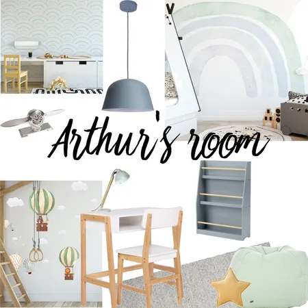 Arthur's room Interior Design Mood Board by Stephanie Broeker Art Interior on Style Sourcebook
