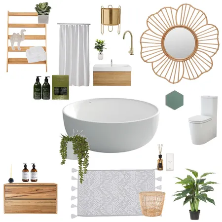 bathroom Interior Design Mood Board by nouratlam@hotmail.com on Style Sourcebook