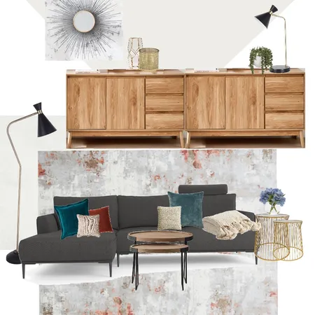 Apartment living room- GREEN Interior Design Mood Board by Vixstar on Style Sourcebook