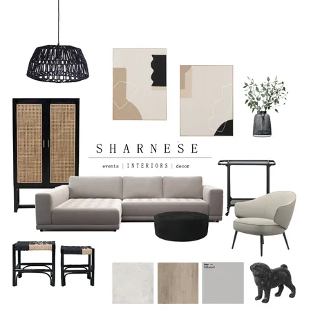 Contemporary Living Room Interior Design Mood Board by jadec design on Style Sourcebook