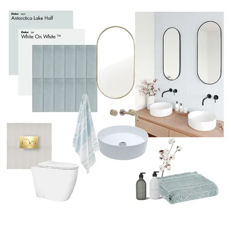 Coastal Bathroom Interior Design Mood Board by KMR on Style Sourcebook