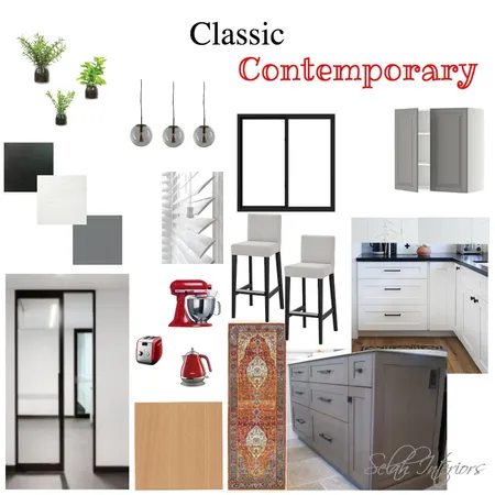 Contemporary Kitchen Interior Design Mood Board by Selah Interiors on Style Sourcebook