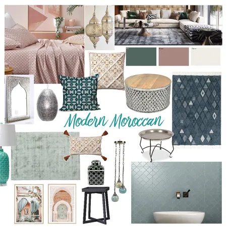 Modern Moroccan Interior Design Mood Board by DiTaylor on Style Sourcebook