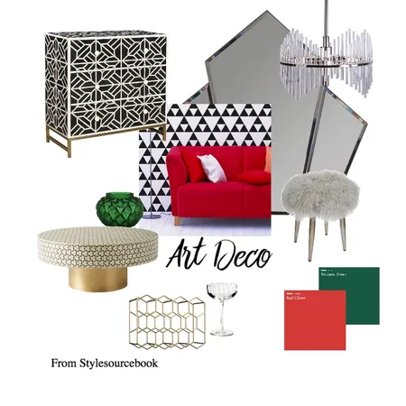 Art Deco X2 Interior Design Mood Board by MichelleJones on Style Sourcebook
