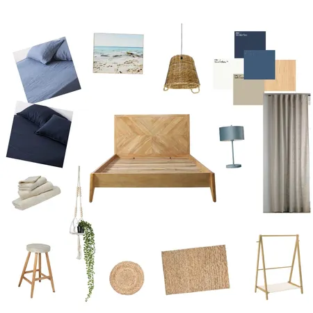 Vacation Home Bedroom Interior Design Mood Board by Casas Ideas gr on Style Sourcebook