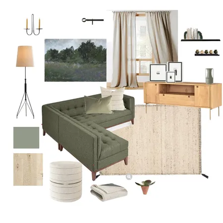 Sample Board Living Room Interior Design Mood Board by cborcharding on Style Sourcebook