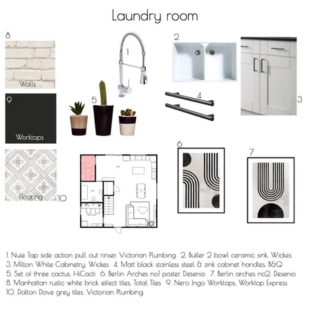 Laundry Room Interior Design Mood Board by hele.bg on Style Sourcebook
