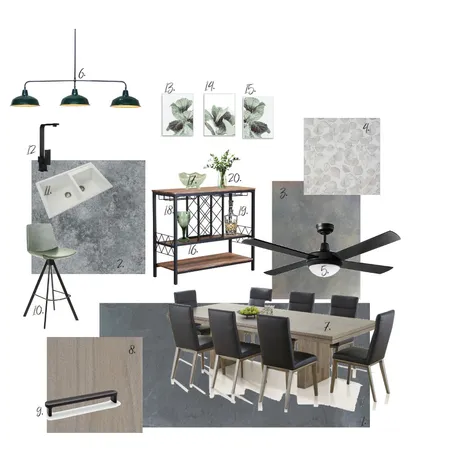 Kitchen and Dining Interior Design Mood Board by Amethyst92 on Style Sourcebook