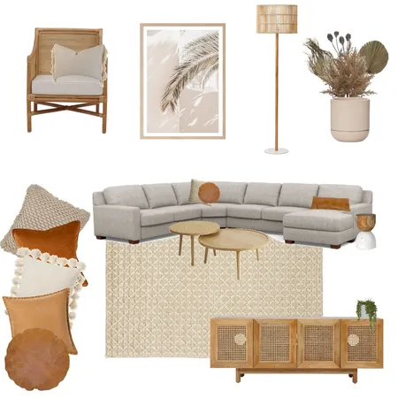 Warm Autumn Hues Loungeroom Interior Design Mood Board by athomewithcaitlyn on Style Sourcebook