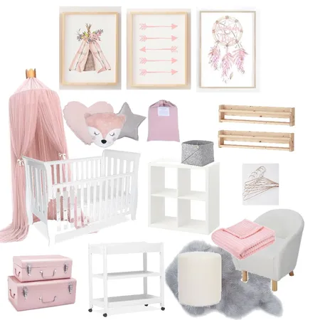 Nannys nursery Interior Design Mood Board by jadentori on Style Sourcebook