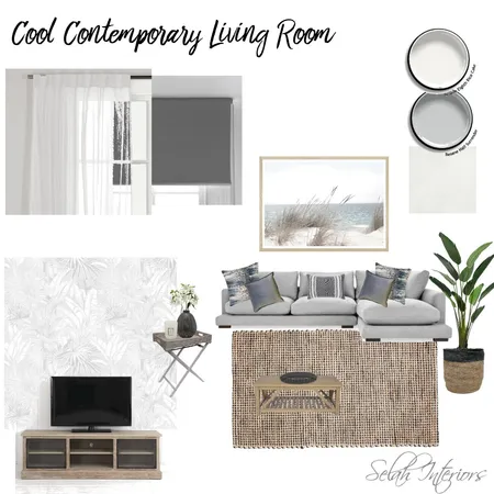 Contemporary living room Interior Design Mood Board by Selah Interiors on Style Sourcebook