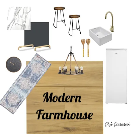 Modern Farmhouse Interior Design Mood Board by alicegumbley on Style Sourcebook