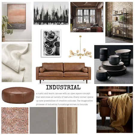 IDI - Industrial Interior Design Mood Board by Vincent .L on Style Sourcebook