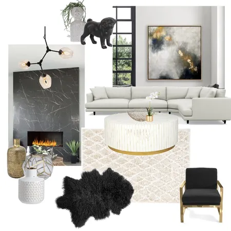 Luxury Contemporary Living Room Interior Design Mood Board by Jing Yeap Designs on Style Sourcebook