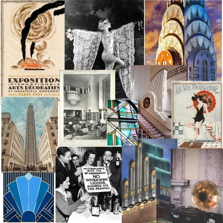 Art Deco Assignment Interior Design Mood Board by novapoe on Style Sourcebook
