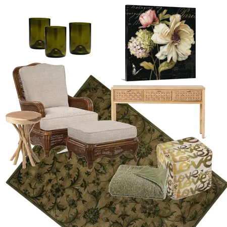 Olive Room Interior Design Mood Board by Twist My Armoire on Style Sourcebook
