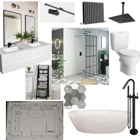 Bathroom Interior Design Mood Board by Lucy Harris Interiors on Style Sourcebook