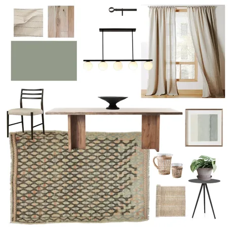 Sample Board Dining Room Interior Design Mood Board by cborcharding on Style Sourcebook