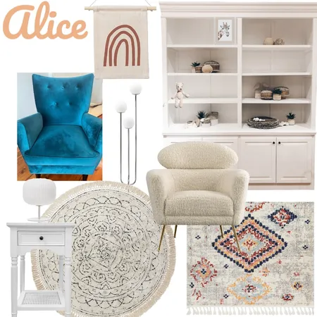 Alice Bedroom Interior Design Mood Board by Tarnby Design on Style Sourcebook