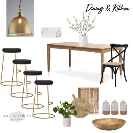 Dining Kitchen Interior Design Mood Board by Sheridan Interiors on Style Sourcebook