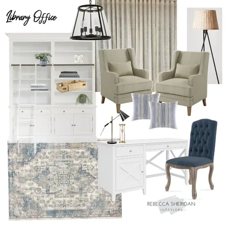 Library Office Interior Design Mood Board by Sheridan Interiors on Style Sourcebook